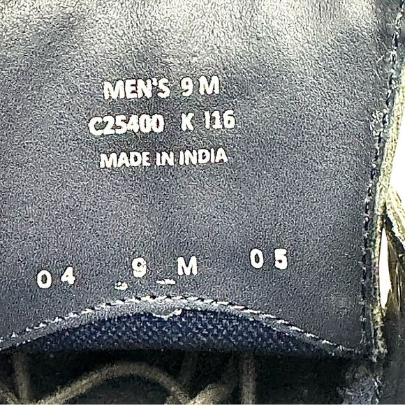 Cole Haan Mens Colton Oxford Dress Shoes Gray Leather Cap Toe Lace Up 9 M Used - Picture 10 of 10